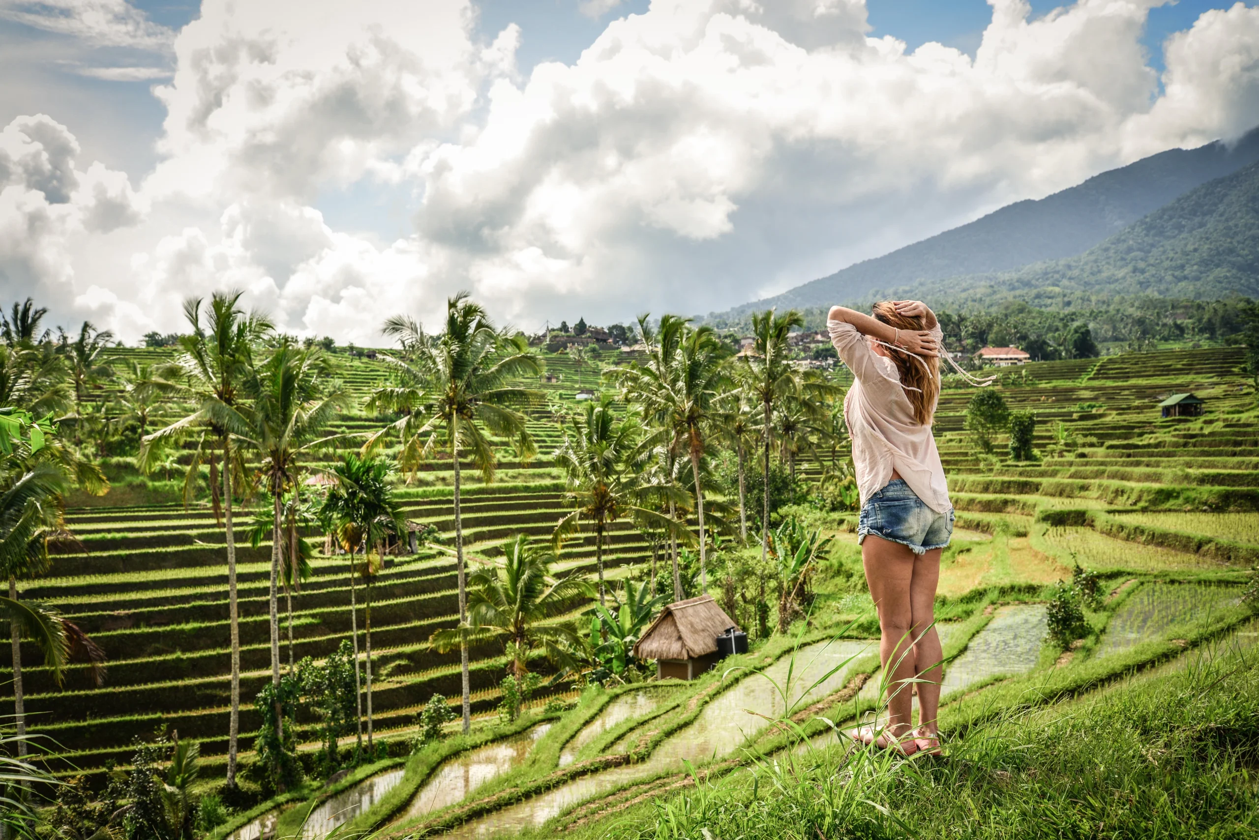 Tegallalang rice terrace Bali—chill dan foto-foto setelah Adventure Tour Bali