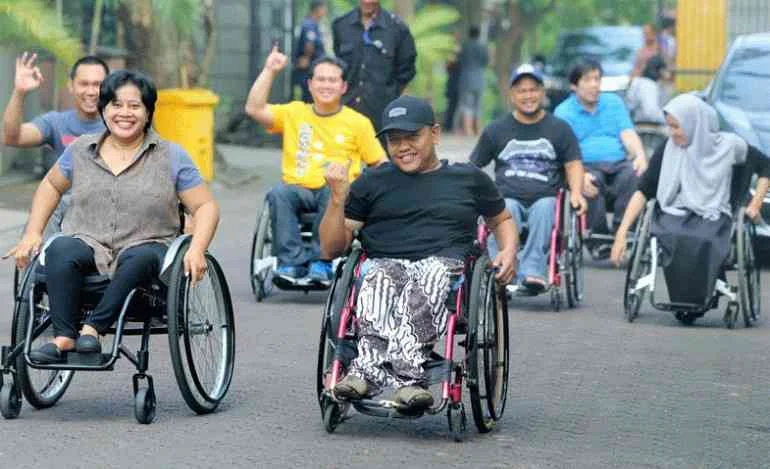 Akses difabel dan kursi roda di Garuda Wisnu Kencana Bali